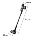 Rowenta X-Pert RH6831EO 6.60 Battery Vacuum Cleaner, 100 W Power, 45 Minutes Runtime, Wireless & Bagless, LED Brush Head, Very Light, 0.55 L Dust Container, Includes Crevice Nozzle & Wall Bracket - 3