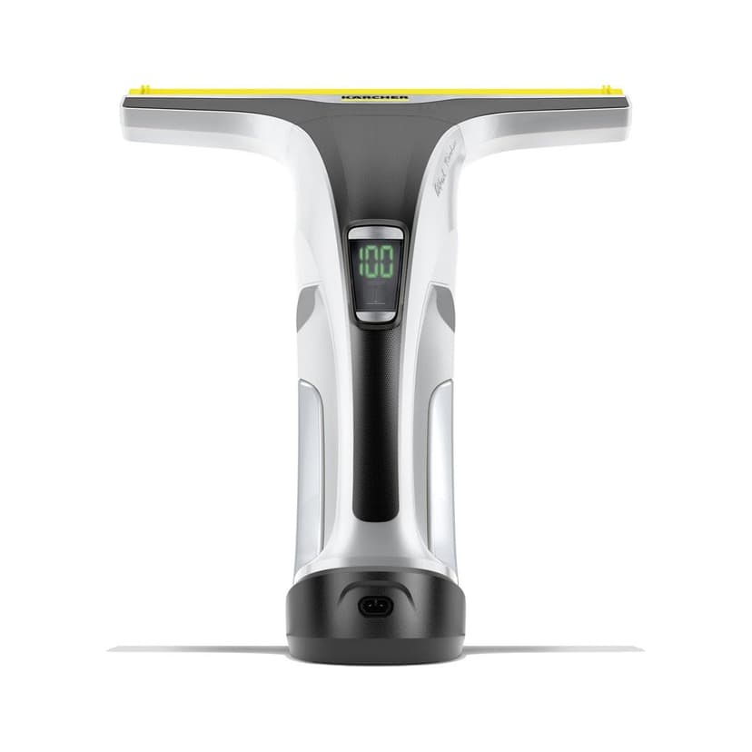 Kärcher WV 7 Signature Line Cordless Window Vacuum Cleaner, Battery Life: 100 Minutes, LED Charge Level Indicator, 2 Suction Nozzles, Spray Bottle with 2 Microfibre Covers, Dirt Scraper, 20 ml Window - 3