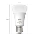 Philips Hue White and Colour Ambiance Smart Light Bulb 2 Pack 75W - 1100 Lumen [E27 Edison Screw] with Bluetooth. Works with Alexa, Google Assistant and Apple Homekit - 7
