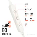JBL Tune 310 C Hi-Res Wired Earbuds with Microphone, Flat Tangle-Free Cable, 3-Button Remote, EQ Presets Control and Volume Adjustment, White - 9