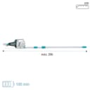 Intex Manual Pool Vacuum With Rechargeable Battery One Size - 7