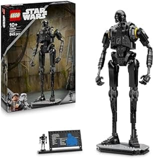 LEGO Star Wars 75434 K-2SO Security Droid Figure - Posable Play & Display Building Toy - Collectible Model Kit incl. an Information Plaque - Gift for Boys, Girls & Adult Andor Fans