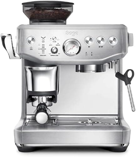 Sage - The Barista Express Impress - Assisted Jam Bean Coffee Machine with Milk Frother, Brushed Stainless Steel