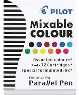 Pilot Refills Parallel - 12 Colors Assorted Fountain Pen …