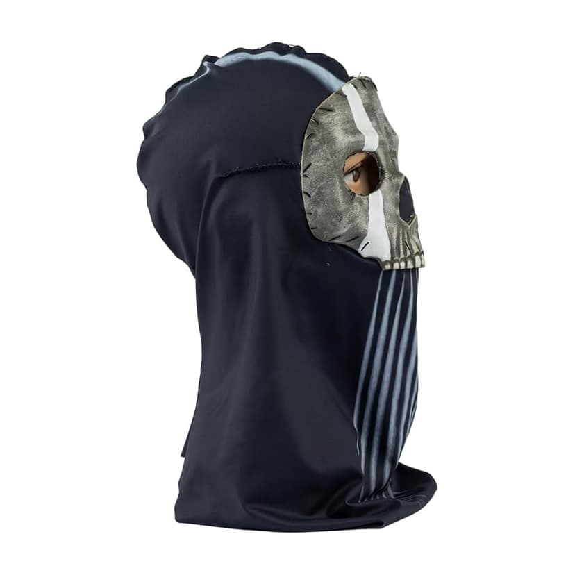 Koshowgic Ghost Mask Soft, Halloween Full Face Skull Mask Latex Collectible Carnival Ghost Face Cosplay Costume - 4