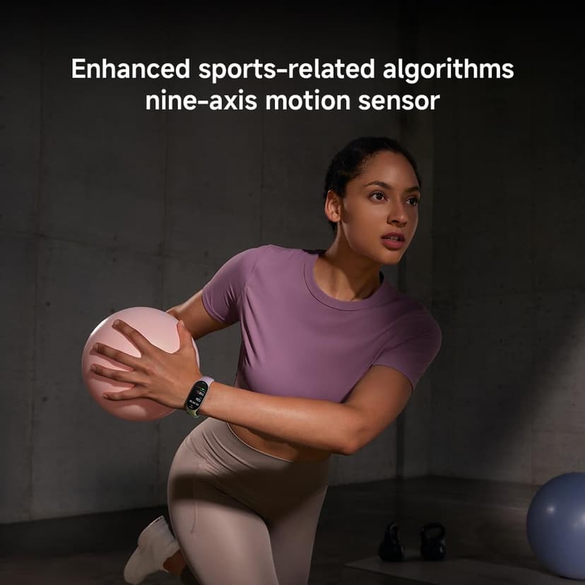 XIAOMI Smart Band 10 Fitness Tracker, 44mm AMOLED Display, 21Day Battery Life, 150 Sports Modes,Sleep Monitoring, 5ATM Waterproof, Compatible With Android and IOS – Midnight Black - 8