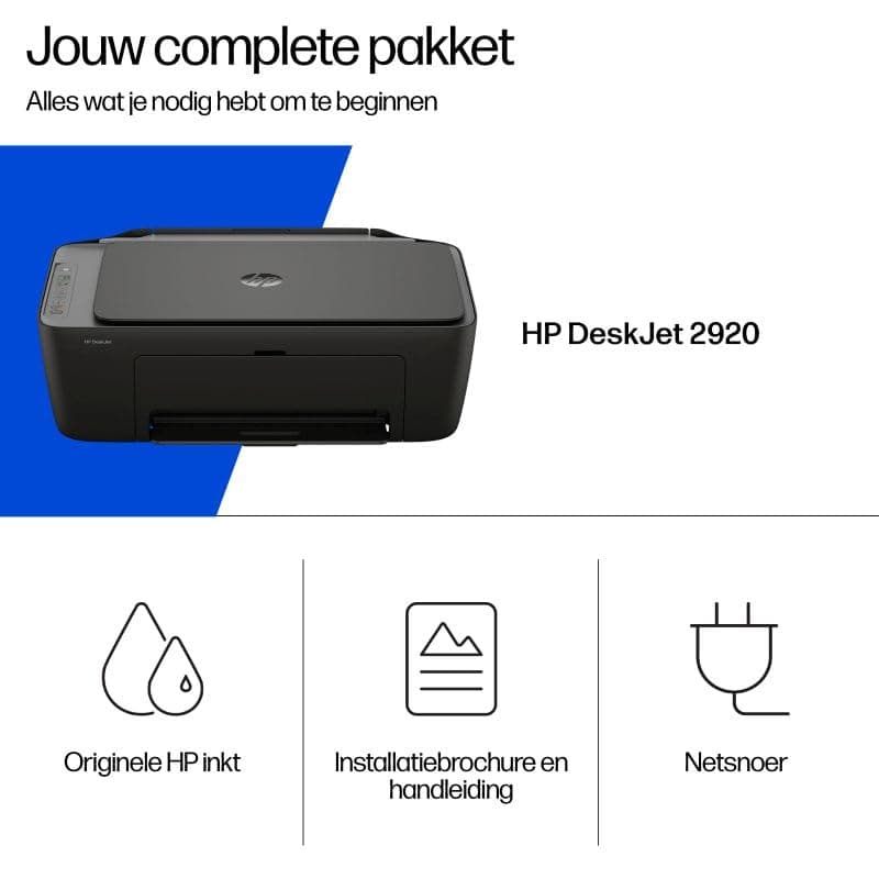 HP DeskJet 2920 Wireless All-in-One Colour Printer - 3