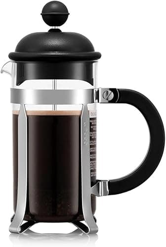 Bodum Caffettiera Cafetière à Piston Noir – 350ml / 3 Tas…