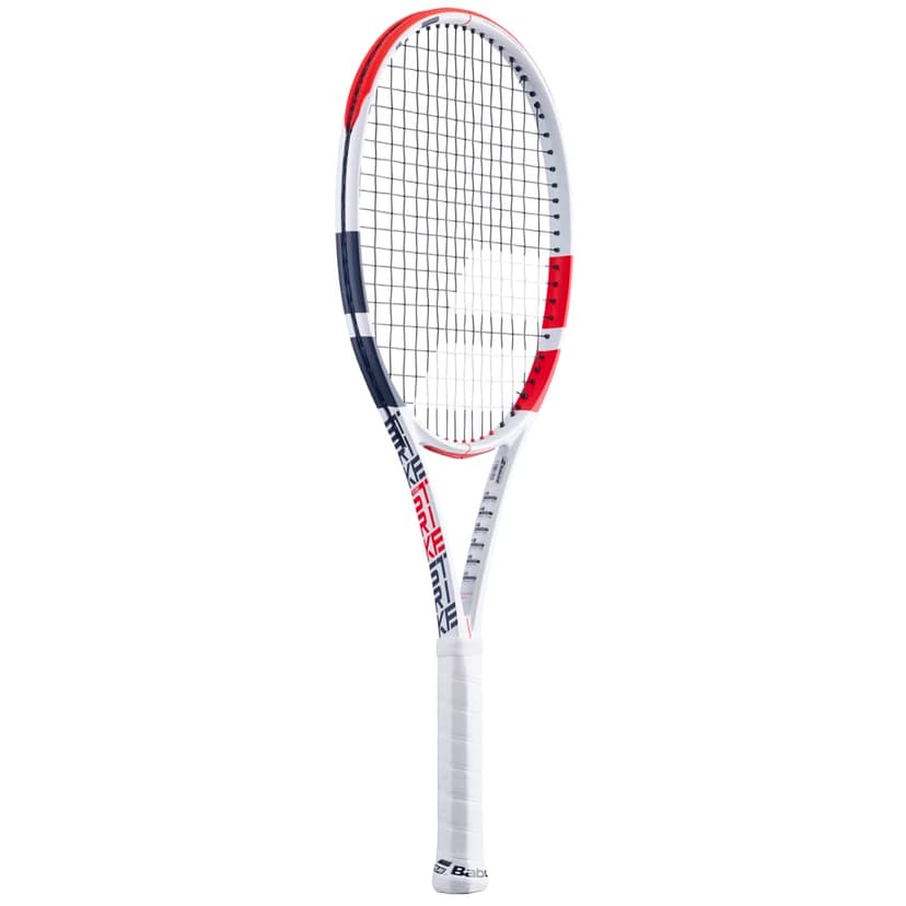 BABOLAT Pure Strike 100 U NC Racket, Adults Unisex, Blanc Rouge Noir (White), 2 - 2