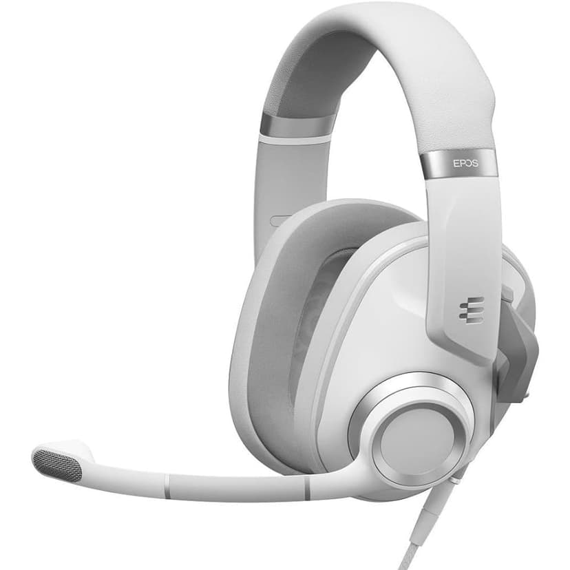 Epos H6 Pro Casque Audio Fermé avec Micro - Arceau Léger – Soulever pour Mettre en Sourdine - Casque Micro Confortable pour PC, MAC, PS4, PS5, Xbox Série X, Xbox One, Nintendo Switch (Blanc) - 1