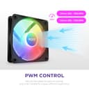 NZXT F120 RGB Core 120mm PWM Single Fan Black - 5