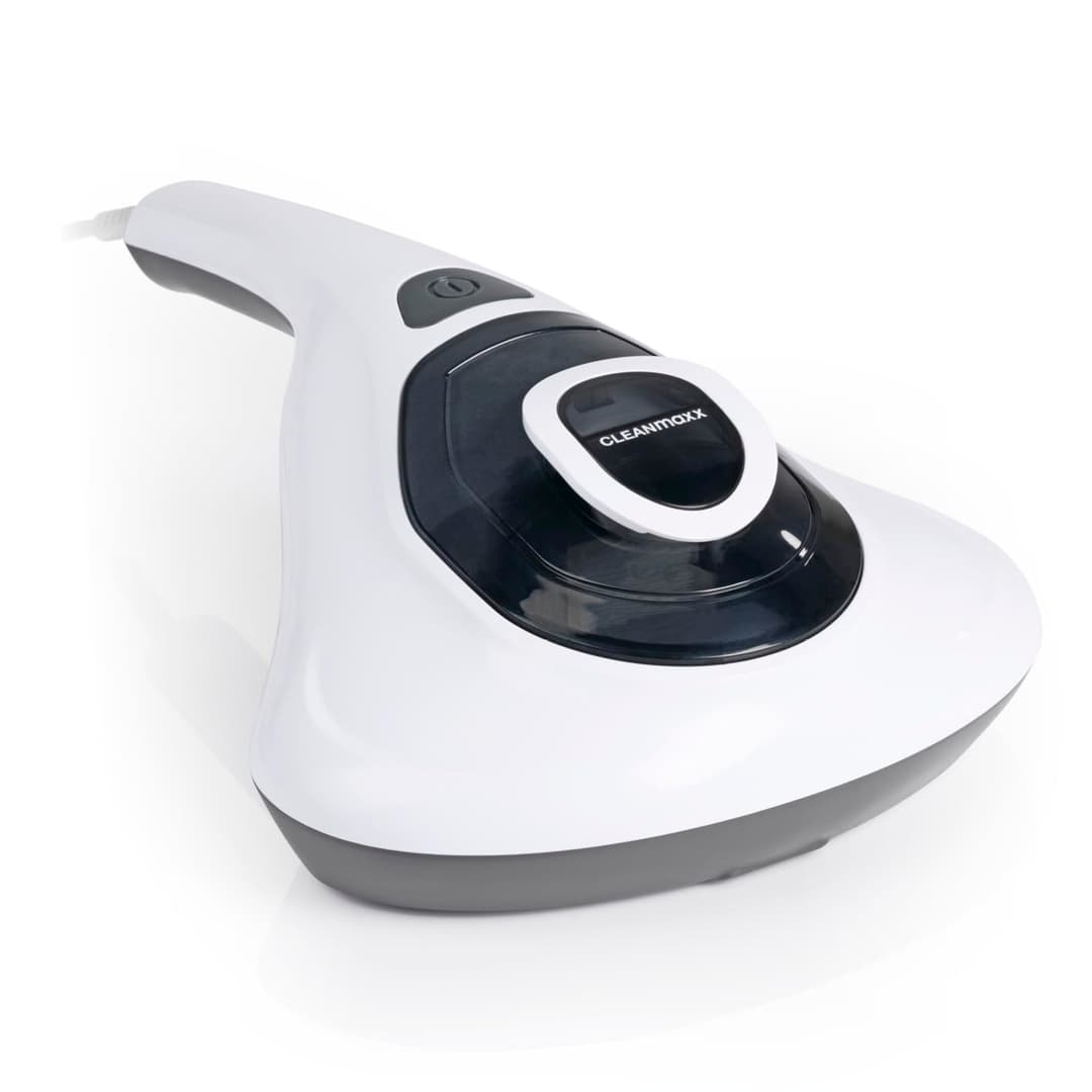 CLEANmaxx Mattress Dust Mite Vacuum Cleaner with UV-C Light | Mattress Cleaner with HEPA Filter, Removes 99.9% of Dust Mites | Mattress Vacuum Cleaner with Ultrasonic Heat and Vibration