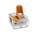 Wago Bornes de connexion compactes Lot de 50 - 2 voies - Levier de commande - 0,5-6 mm² - Transparent - Polycarbonate (PC) - Montage sur rail DIN - 32 A - 450 V - -40 à 105°C - 2