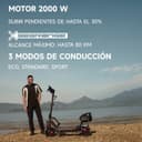 Segway Max G3 E, Trottinette électrique, Vitesse maximale de 25 km/h, Autonomie de 80 km, Double système de freinage - 6