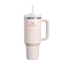 STANLEY 1913 Quencher H2.0 FlowState Mug Isotherme avec Paille 1.2L - Froid Pendant 11 Heures - Glacé Pendant 48 Heures - Thermos Lavable au Lave-Vaisselle - Gourde Inox Sans BPA - Rose Quartz - 1