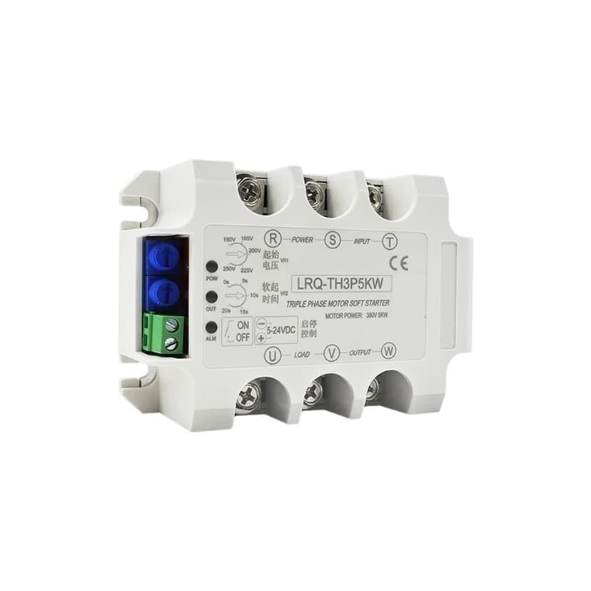 PMZZHUPVR Three/Single Phase Motor Soft Starter Slow Start Module Solid State Relay Decompression And Step-Down Controller(Single 4KW Module) - 1