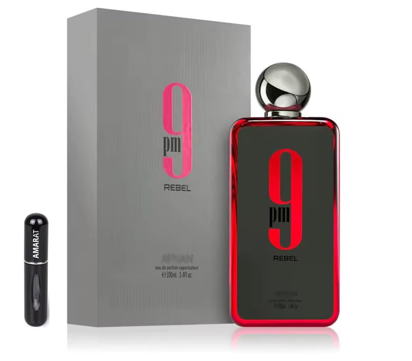 Rebel Eau de parfum 9 PM 100 ml, parfum arabe masculin lo… - 1