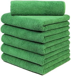 CARCAREZ Lot de 6 serviettes en microfibre de qualité sup…