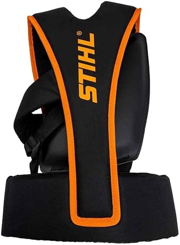 STIHL Advance Plus Forest 41477109015 Sangle d'épaule Double pour débroussailleuse Souple rembourrée en Noir/Orange