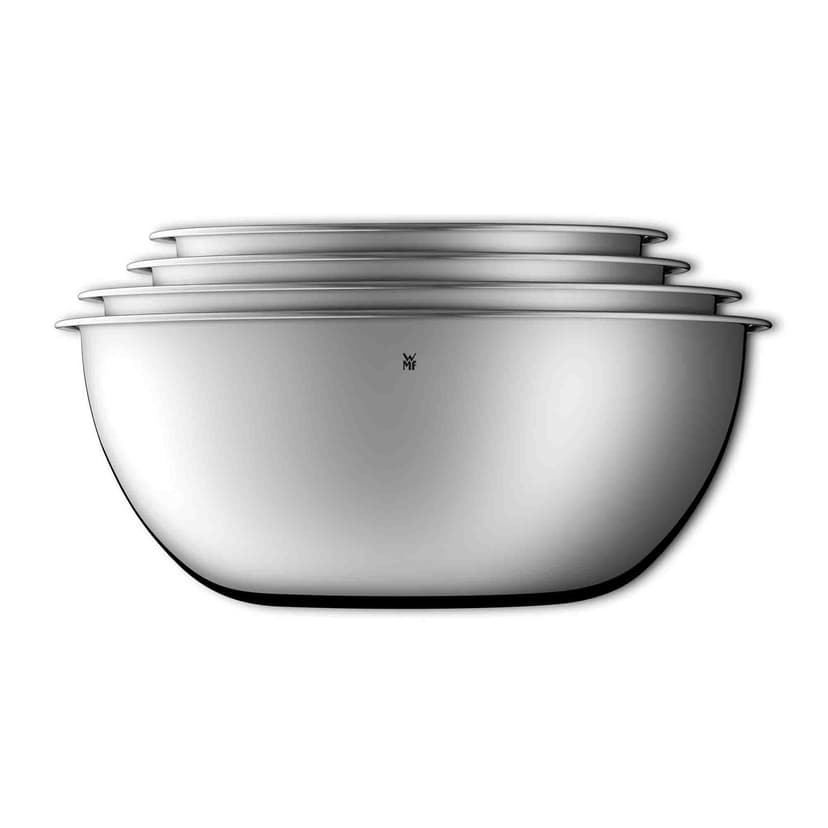 WMF 645709990 Gourmet Bowl Set for Kitchen 4-Piece, Cromargan Stainless Steel, Multifunctional, Mixing Bowl, Serving Bowl, Stackable - 3