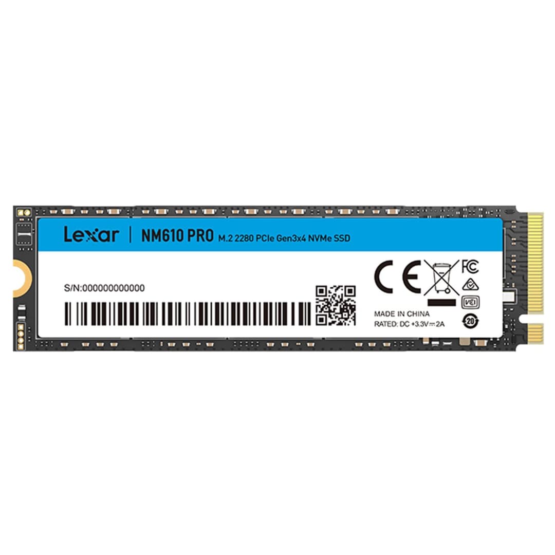 Lexar NM610PRO 1To SSD, M.2 2280 PCIe Gen3x4 NVMe 1.4 SSD…