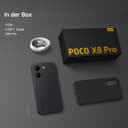 POCO X8 Pro, Smartphone 8+512 Go, Processeur Haut de Gamme Dimensity 8500-Ultra, écran AMOLED Ultra-Lumineux, 50 MP Sony IMX882 avec OIS, Vert, 1 an de Garantie supplémentaire, Chargeur Non Inclus - 5