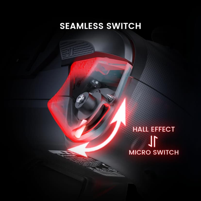 GameSir Cyclone 2 PC Controller Mag-Res TMR Sticks 1000Hz Report Rate Hall & Micro 2-in-1 Triggers RGB Lighting with Charging Dock for PC/Switch/iOS/Android （Noir） - 4