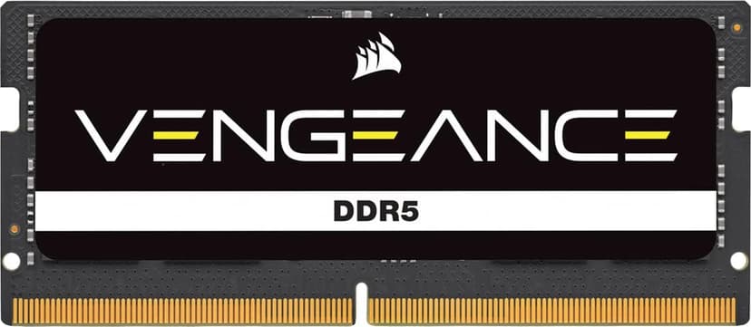 CORSAIR Vengeance SODIMM DDR5 RAM 16GB (1x16GB) Up to 4800MHz CL40-40-40-77 1.1V Intel AMD Laptop Notebook Memory - Black (CMSX16GX5M1A4800C40) - 1