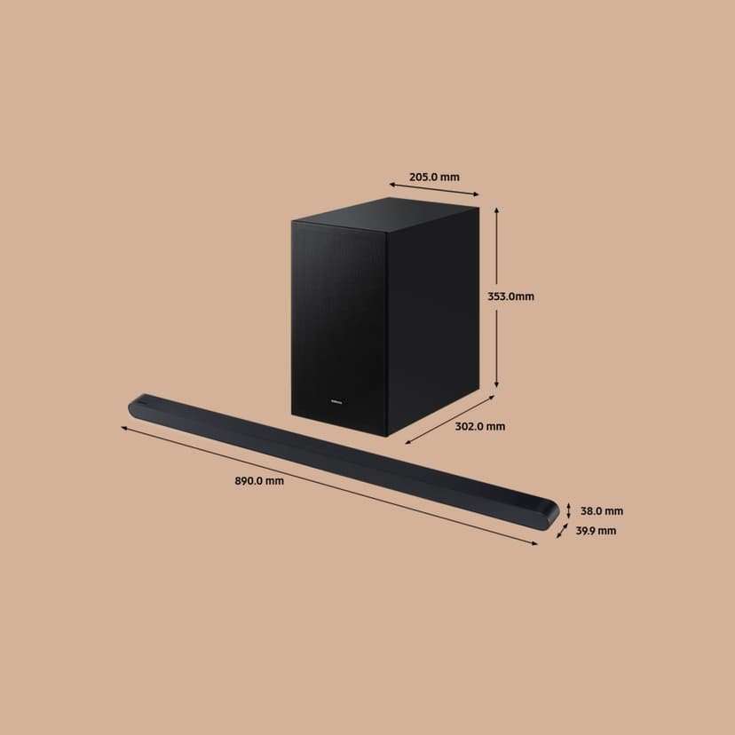 Samsung HW-S700D/ZF S Series Soundbar, 7 Speakers, Wireless Dolby Atmos, 3.1 Channel Audio, Q-Simphony, Alexa Built-in and Compatible with Google Assistant, Black 2024 - 6
