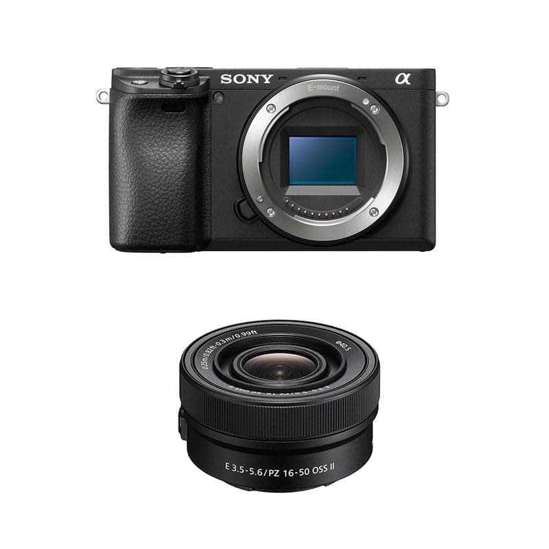 Sony Alpha 6400 APS-C Mirrorless Camera with 16-50mm Lens (24.2MP, Real-Time Eye Autofocus, 4K Video, 0.02s Fast AF, Tiltable Screen, Ideal for Vlogging, Travel and Content Creation) - 1
