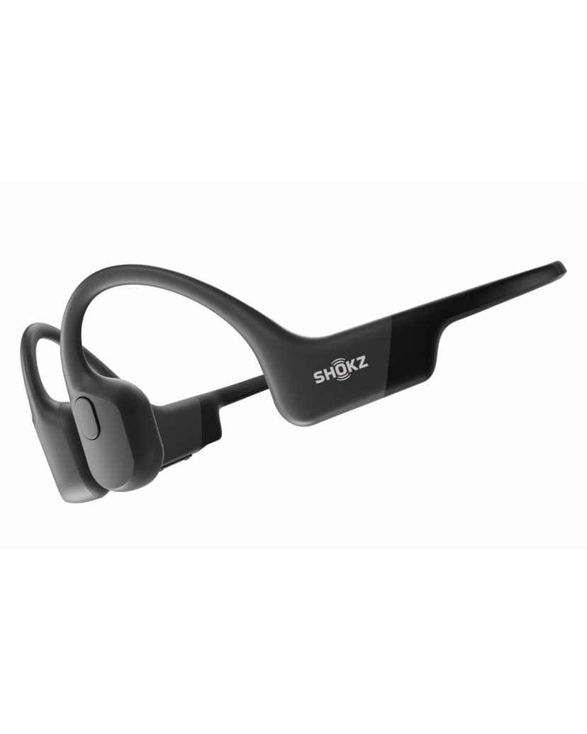 SHOKZ OpenRun Casque à Conduction osseuse, écouteurs Bluetooth Oreilles Libres pour Le Sport avec Micro, Casque sans Fil étanche IP67, 8 Heures d'autonomie, USB-C, Bandeau de Sport, Noir - 1