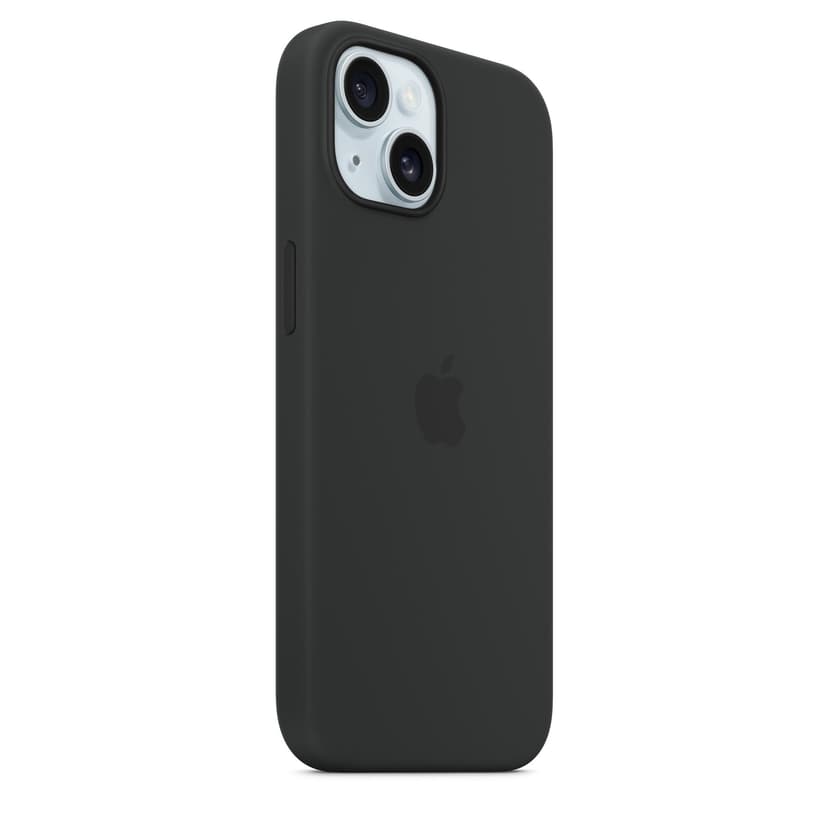 Apple iPhone 15 Silicone Case with MagSafe - Black ​​​​​​​ - 6