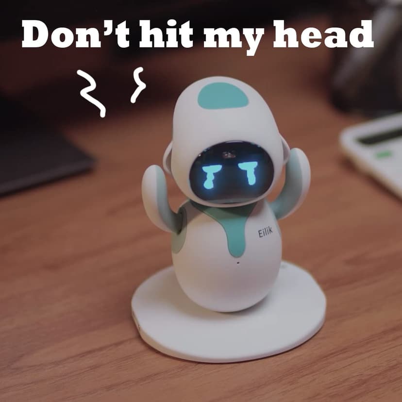 ENERGIZE LAB Eilik - Cute Robot Pets Toys with Abundant Emotions, Your Perfect Interactive Companion at Home or Workspace, Unique for Girls & Boys. - 3