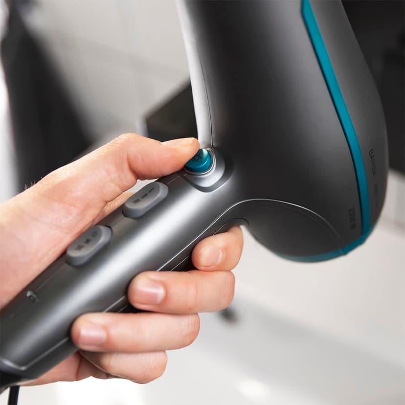 Cecotec Bamba IoniCare 5200 Aura Black Ionic Hair Dryer, 2300W, Concentrator and Diffuser, Frizz Free Hair, DC Motor, Real Ion, Large Air Flow, 2 Speeds and 3 Temperatures - 8