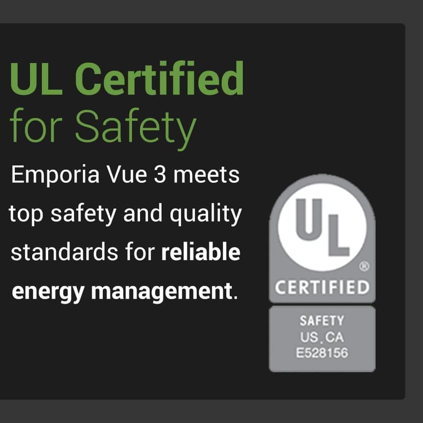 Emporia Vue 3 3-Phase Smart Energy Monitor – Real-Time Electricity Usage Monitor and Power Meter for Business or Home, Solar and Net Metering Compatible, Smart Automation Ready with 16 circuit sensors - 7