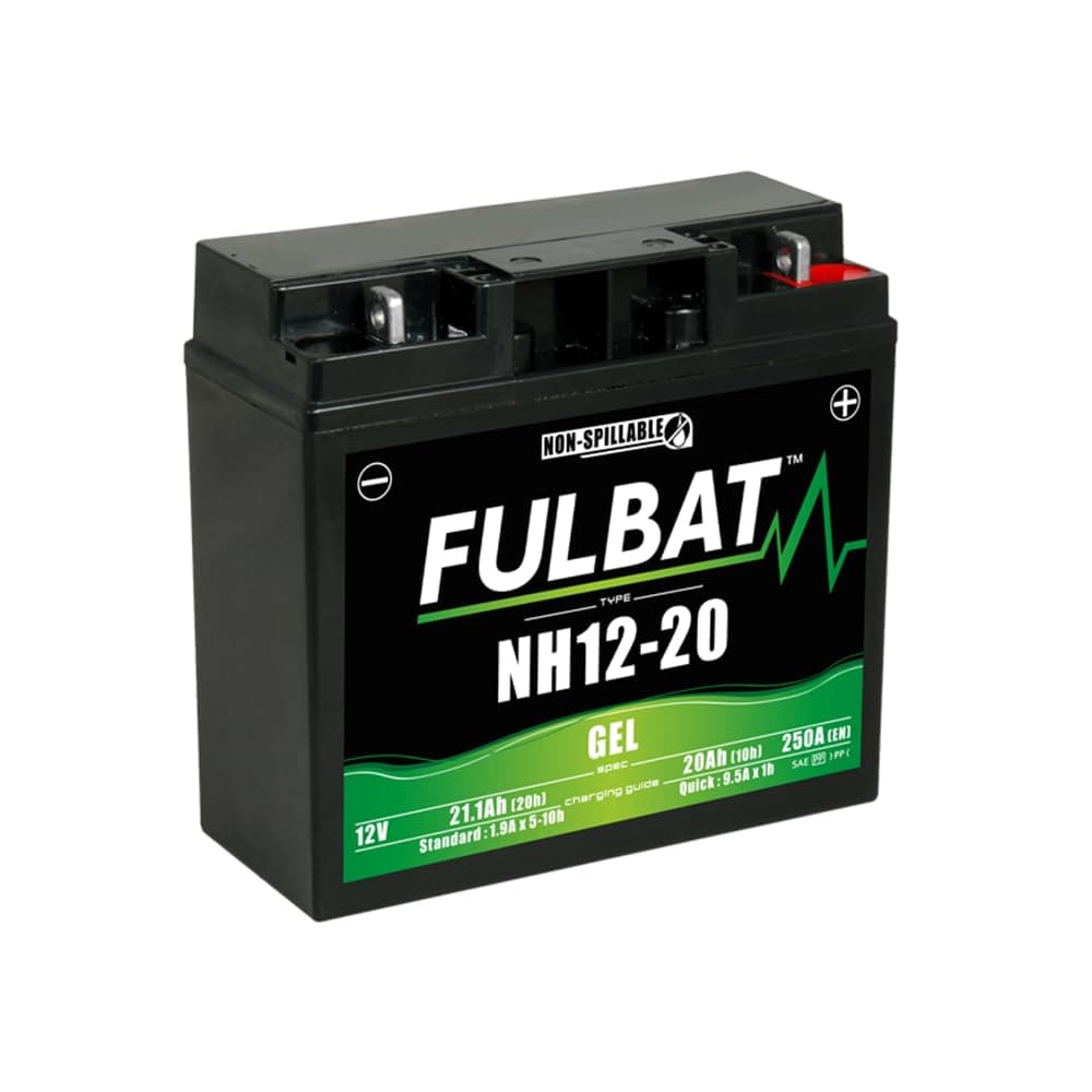 Fulbat Lawnmower battery/moto Gel NH1220/SLA12-20 12V 20Ah - SLA12-20;SLA12