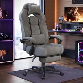 SONGMICS Chaise de Jeu, Chaise d'Ordinateur, Ergonomique,…