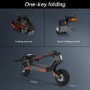 Trottinette électrique Pliable Kukirin, Moteur 800 W, Batterie 48 V 15 Ah, pneus 10 Pouces, autonomie 55 km, écran Tactile, Freins à Disque Avant et arrière（Version 2026） - 7