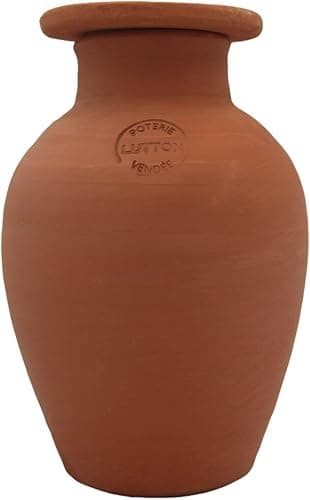 OLLAS LUTTON Olla Terre Cuite à Enterrer 5L | Arrosage Autonome pour Plantes d'Extérieur Ecologique & Economique | Système d'Irrigation Naturel | Autonomie 7 Jours | OYA Terracotta
