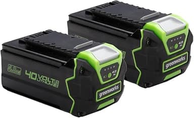 Greenworks 40V Battery Set of 2. Powerful 4Ah Lithium-Ion…