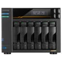 Asustor Lockerstor 6 Gen3 AS6806T 6 Bay NAS, AMD Ryzen Quad-Core 2.3 GHz, 16GB RAM ECC DDR5, 4 M.2 NVMe Slots, Dual 5GbE and Dual 10GbE Port, USB4 Type-C, Network Attached Storage (Diskless) - 1