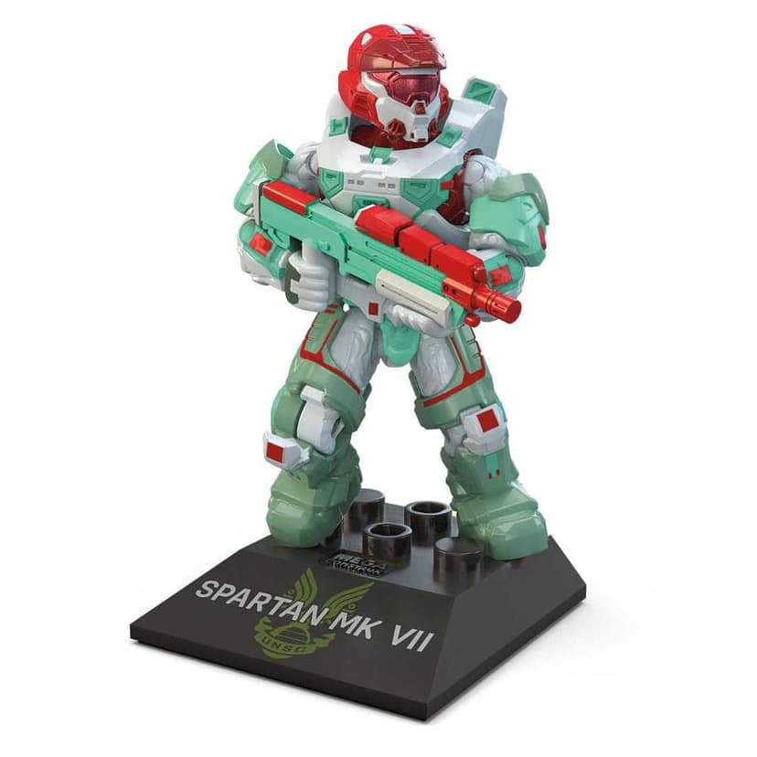 MEGA Halo Hero Collection White Hero Building Toy for Kids Ages 8 and Up - 3