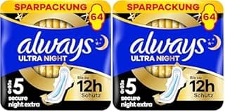Always Ultra Serviettes Hygiéniques, Taille 5, Extra Secu…
