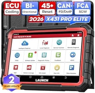 LAUNCH X431 Pro Elite OBD2 Diagnostic Tool Scanner,ECU Co…