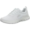 Skechers Femme Flex Appeal 4.0 Brilliant View Basket, White Mesh Trim, 40 EU - 1
