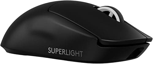 Logitech G PRO X SUPERLIGHT 2 SE wireless gaming mouse, 60 g pro-grade mouse with 5 programmable buttons, 44K DPI sensor, 888+ IPS, 1 kHz report rate, USB-C charging for PC/Mac - Black