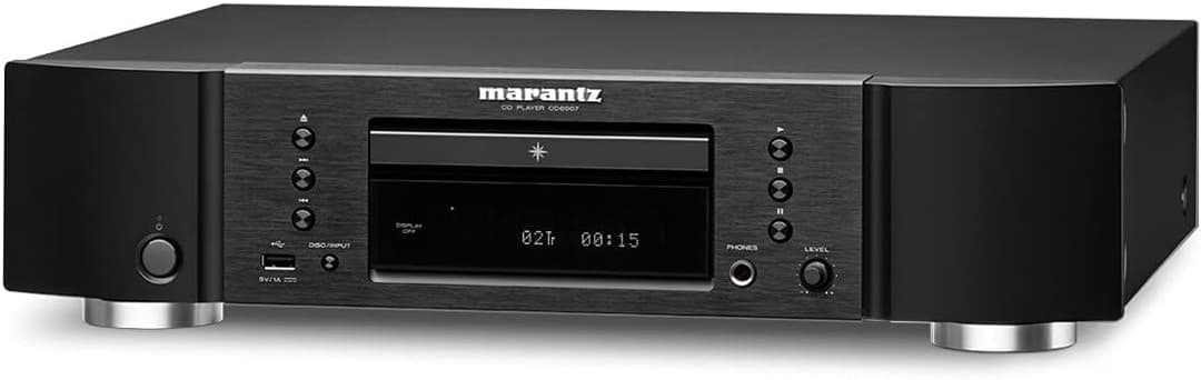 Marantz CD6007 HiFi CD Player, CD and CD-R/RW Playback, USB, Headphone Amplifier
