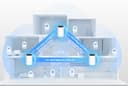 TP-Link Deco XE75 Mesh WLAN Set (3 Pack), Wi-Fi 6E AXE5400 Tri-Band Router & Repeater, 3 x Gigabit Ports for Each Unit, Recommended for Houses with 4-7 Bedrooms, Comprehensive Youth Protection, WPA3 - 2