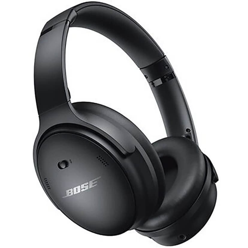 Bose QuietComfort® 45 Bluetooth wireless noise cancelling headphones with microphone for phone calls - Triple Black - 1