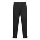 LBL Men's Summer Lightweight Cotton Breathable Multi Pockets Drawstring Adjustable Ankle Hiking Work Trousers, Black, XL - 3